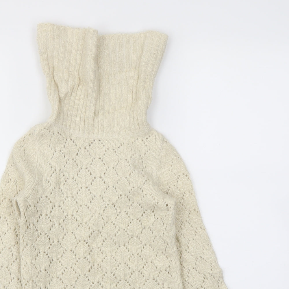 TOPSHOP  Womens Ivory   Pullover Jumper Size 8