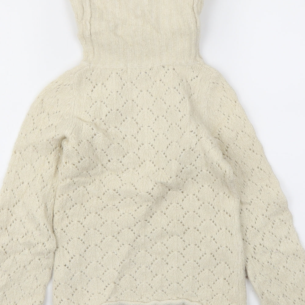 TOPSHOP  Womens Ivory   Pullover Jumper Size 8