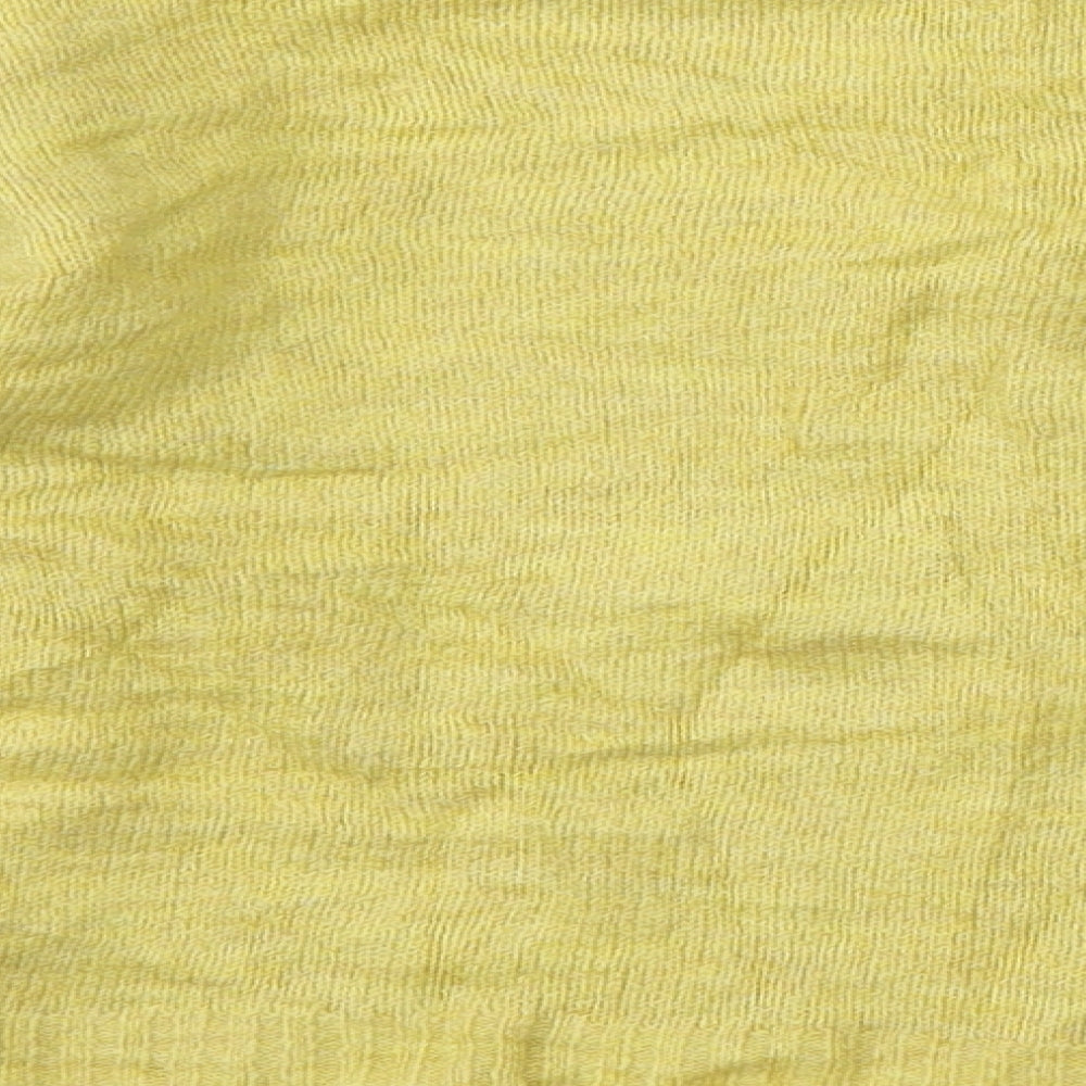 NEXT Womens Yellow Argyle/Diamond  Pullover Hoodie Size S