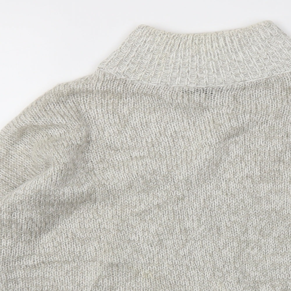 New Look Womens Grey   Pullover Jumper Size M