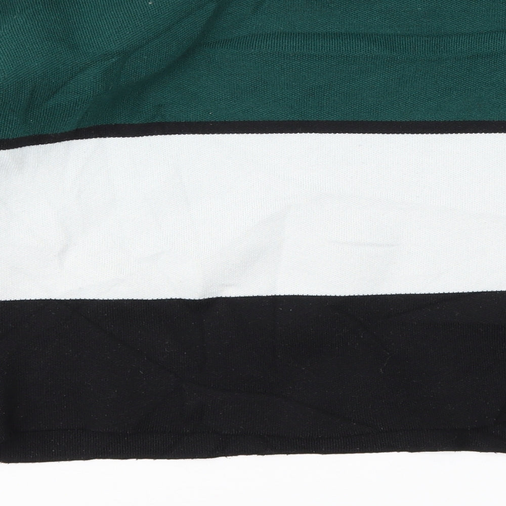 New Look Womens Green Striped  Pullover Jumper Size S