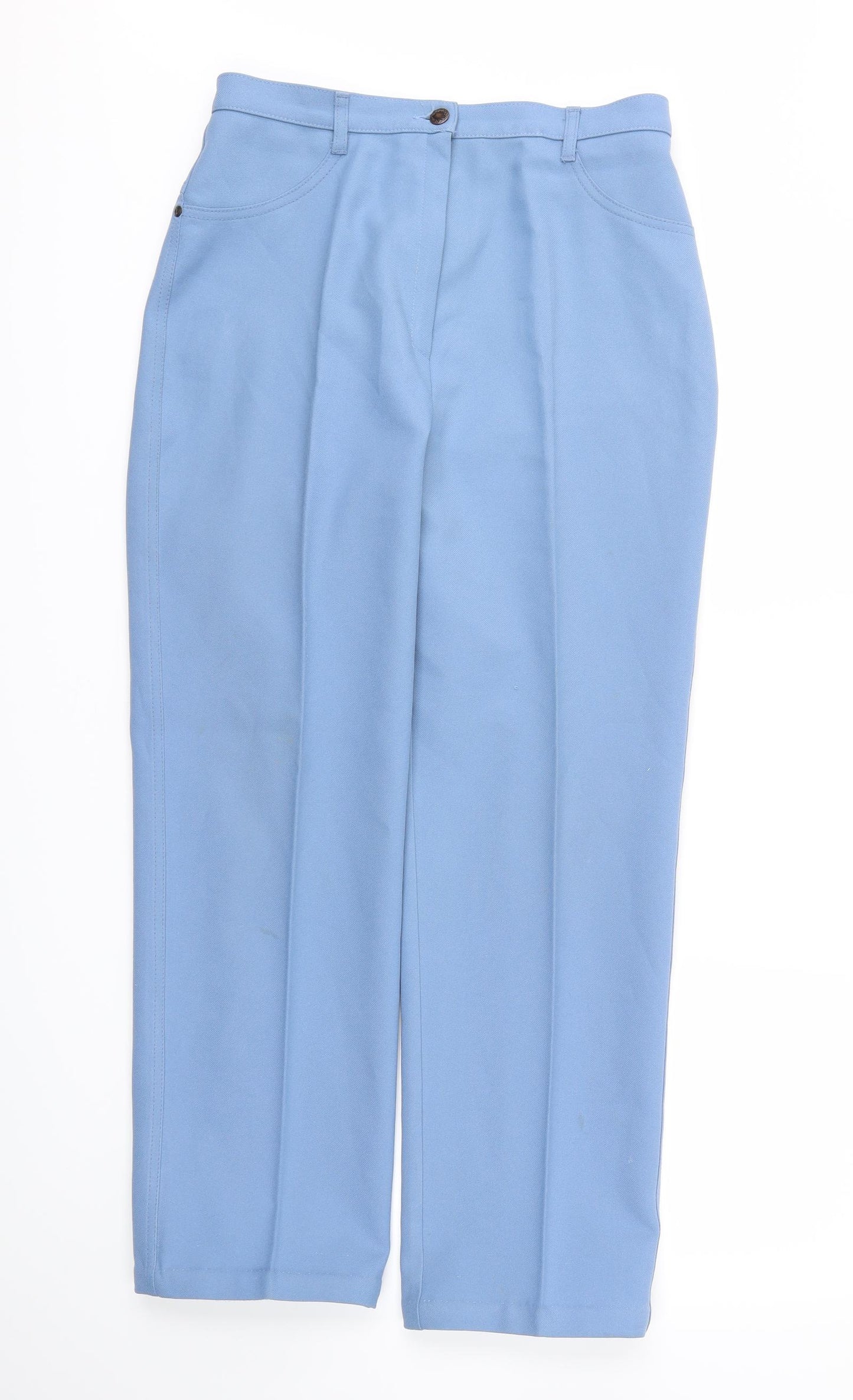St Micahel Womens Blue   Trousers  Size 16 L29 in
