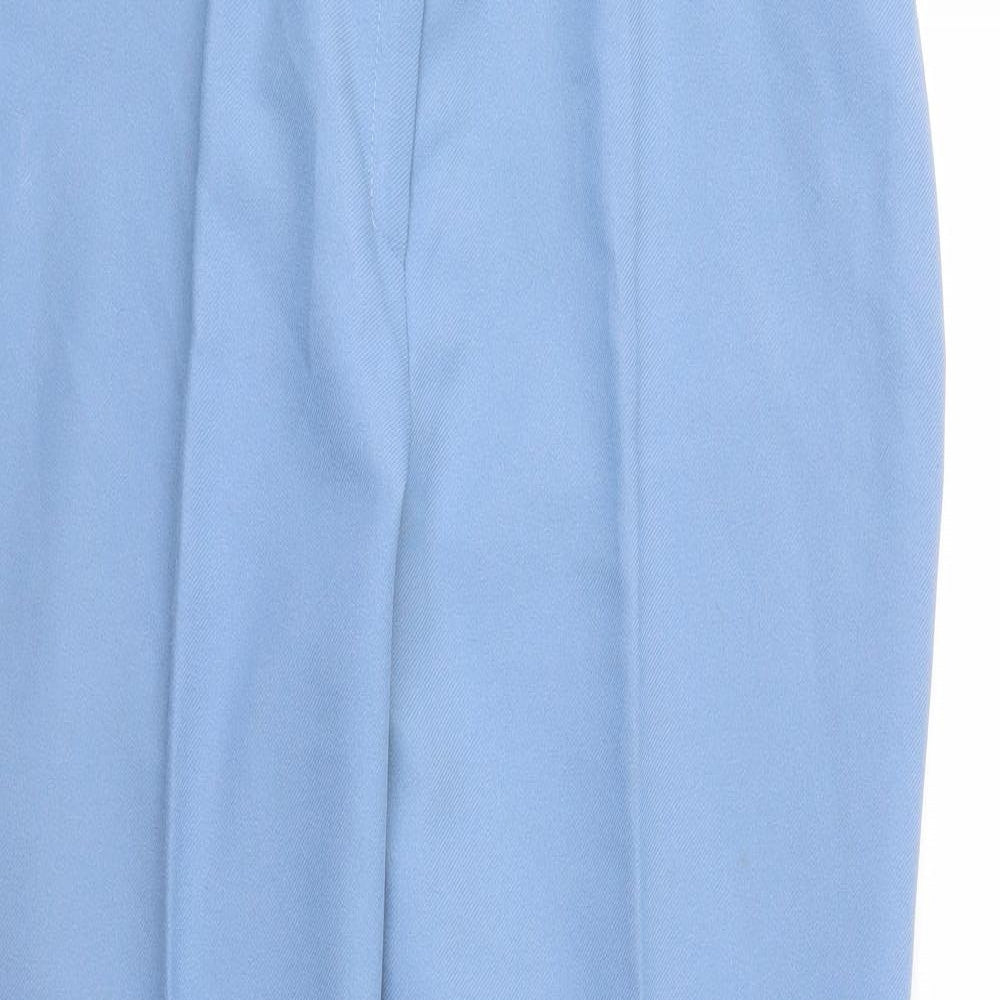 St Micahel Womens Blue   Trousers  Size 16 L29 in