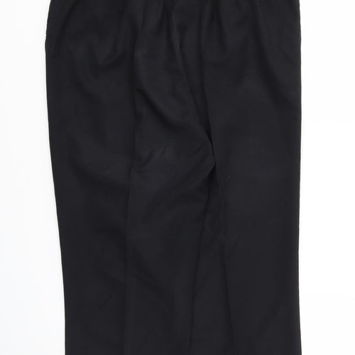 BHS Womens Black   Trousers  Size 16 L24 in - Stretch waistband