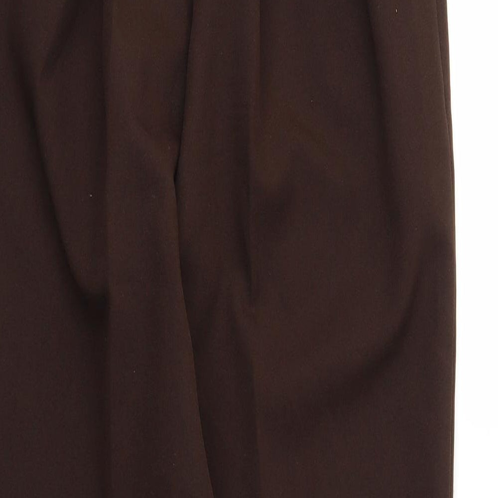 Saika Womens Brown   Trousers  Size 14 L27 in