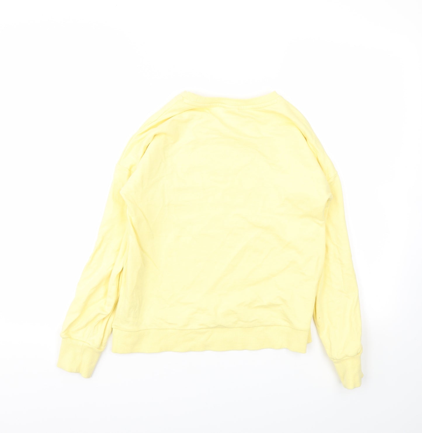 F&F Girls Yellow   Pullover Jumper Size 11-12 Years