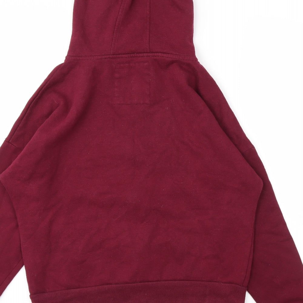 Primark Womens Red   Full Zip Hoodie Size 12