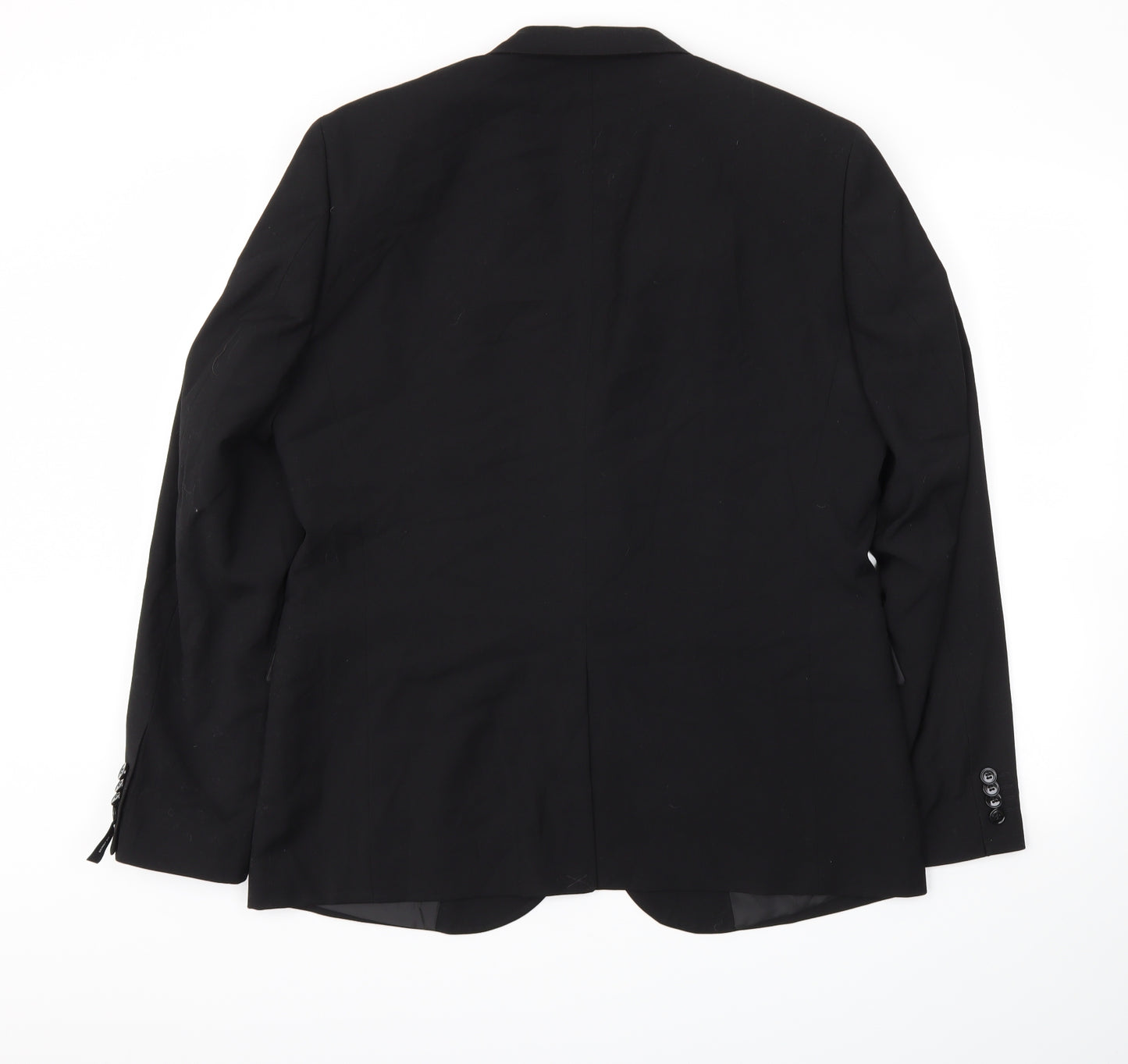 Preworn Mens Black   Jacket Blazer Size 54