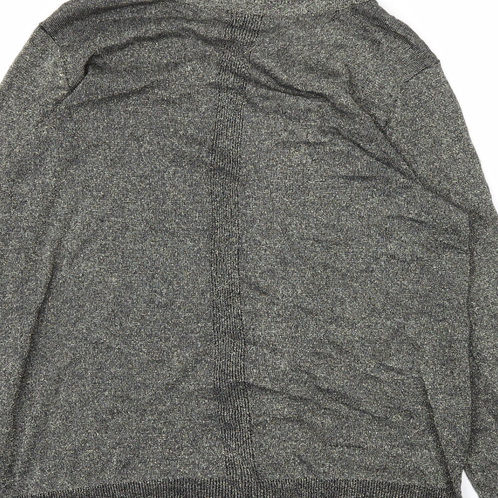 M&Co Womens Gold   Cardigan Jumper Size 20