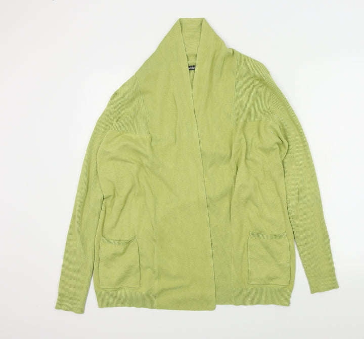Bonmarché Womens Green   Cardigan Jumper Size M