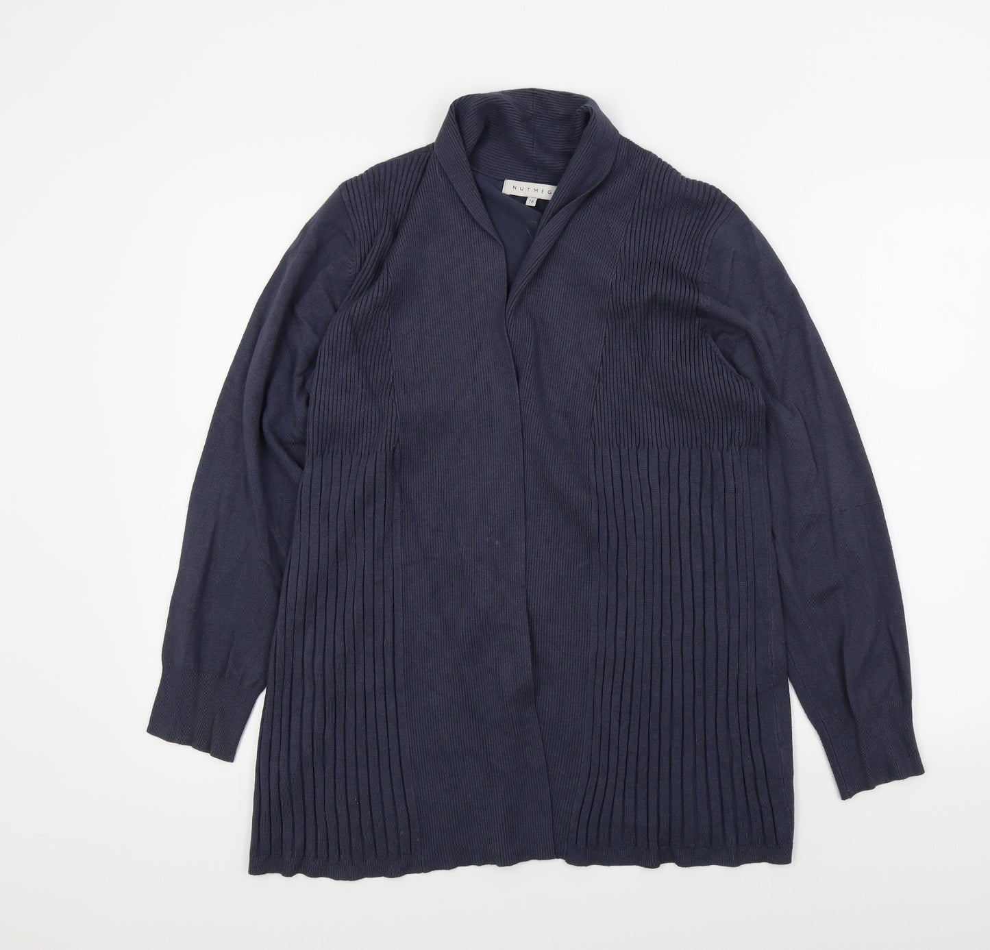 Nutmeg Womens Blue   Cardigan Jumper Size 18