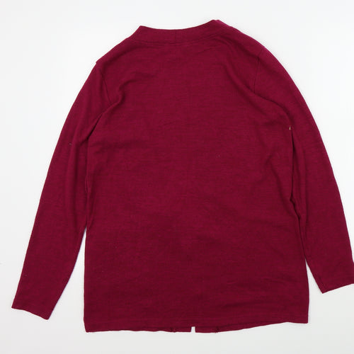 Nutmeg Womens Pink   Cardigan Jumper Size 14