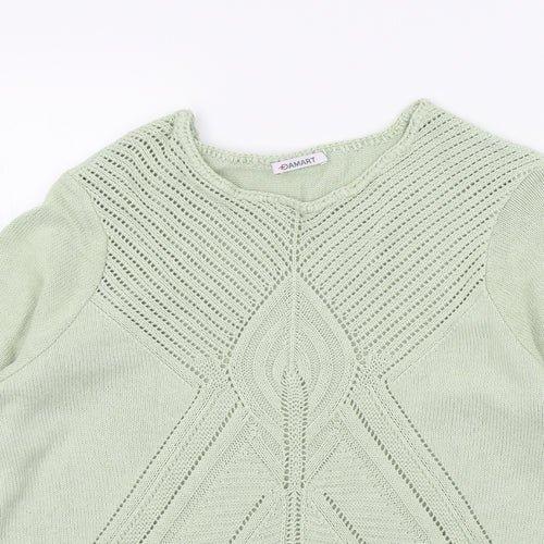 DMART Womens Gold   Pullover Jumper Size 14