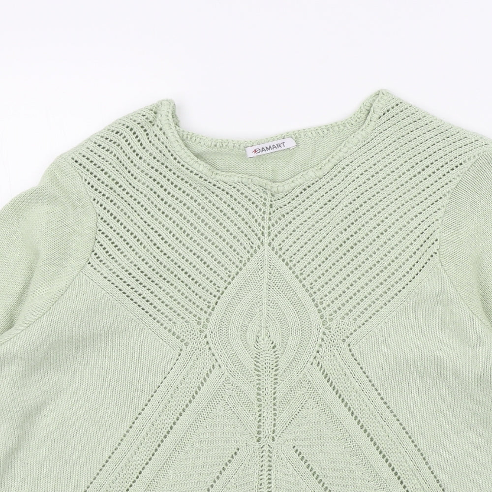 DMART Womens Gold   Pullover Jumper Size 14