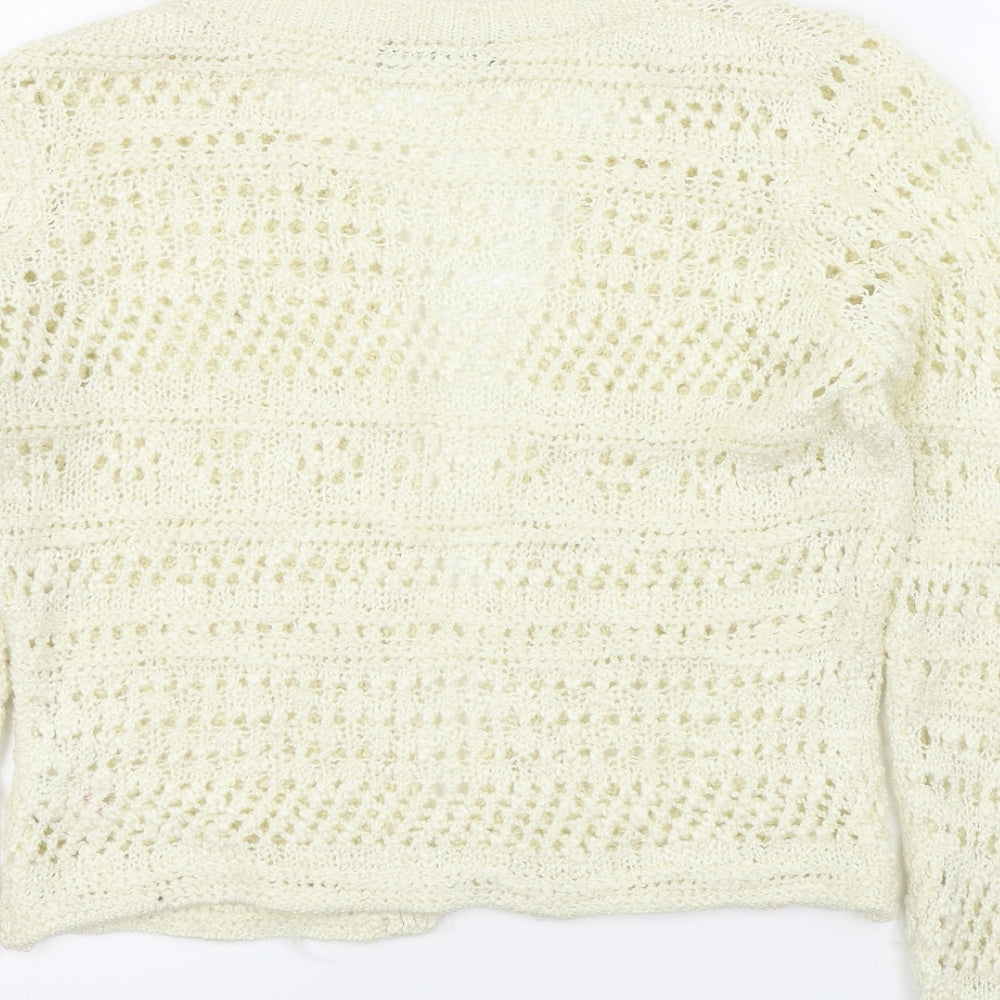 Primark Womens Beige   Cardigan Jumper Size 10
