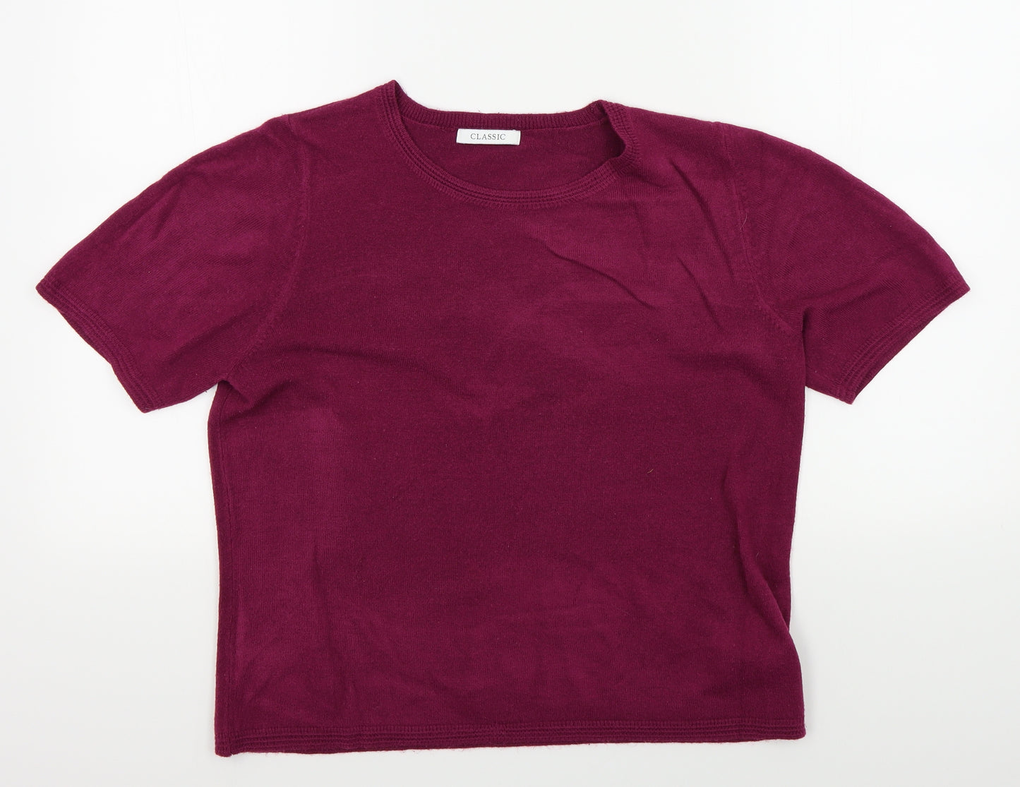 M&S Womens Pink   Pullover Jumper Size 14