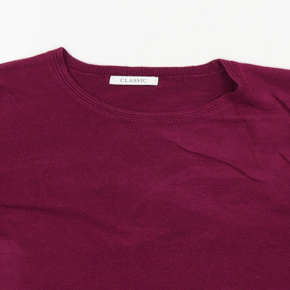 M&S Womens Pink   Pullover Jumper Size 14
