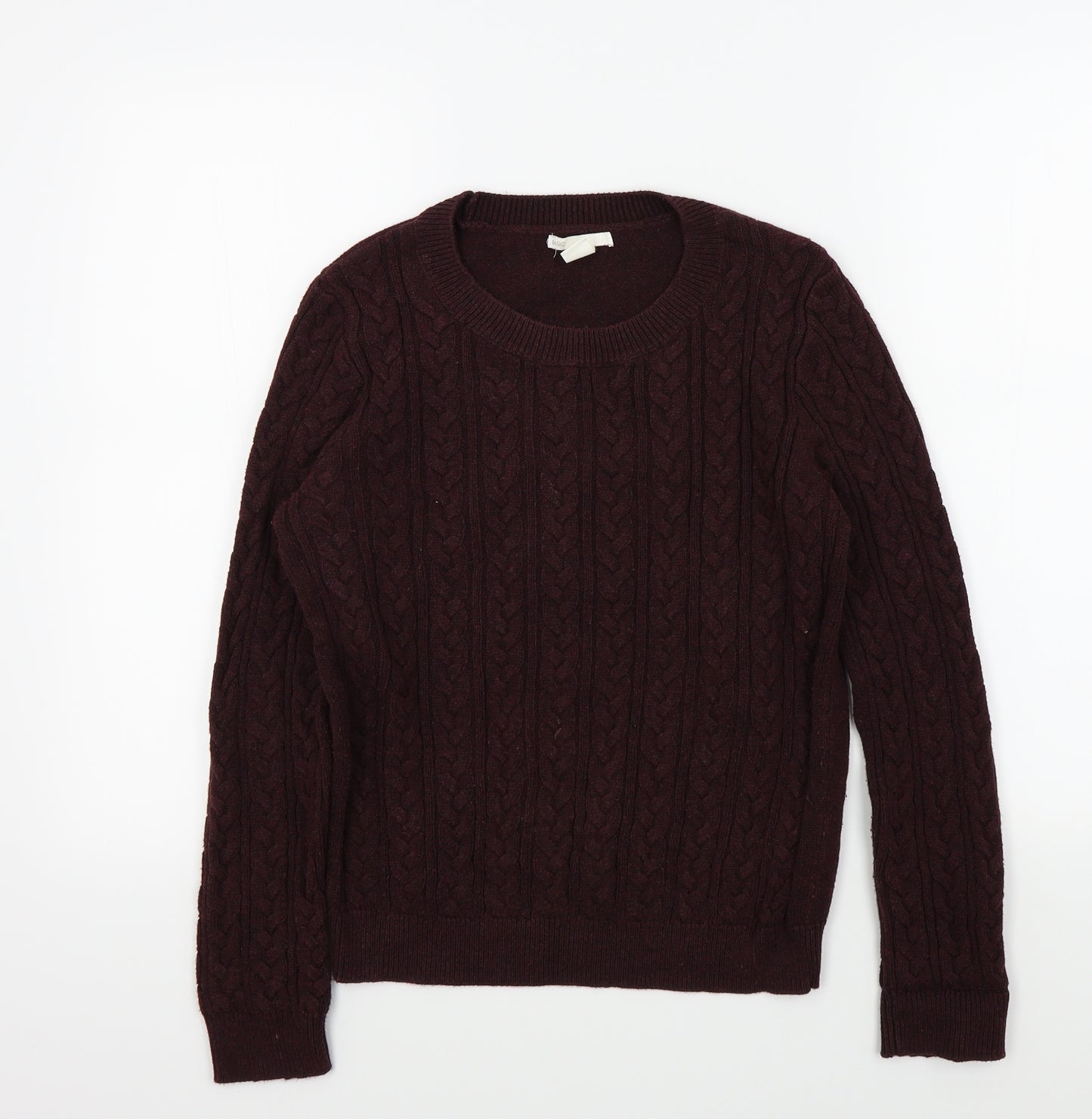 H&M Womens Red   Pullover Jumper Size M