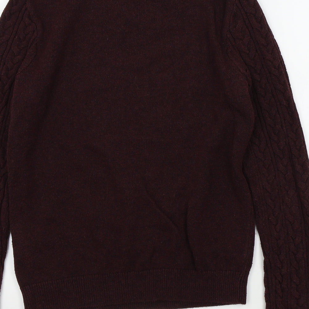H&M Womens Red   Pullover Jumper Size M