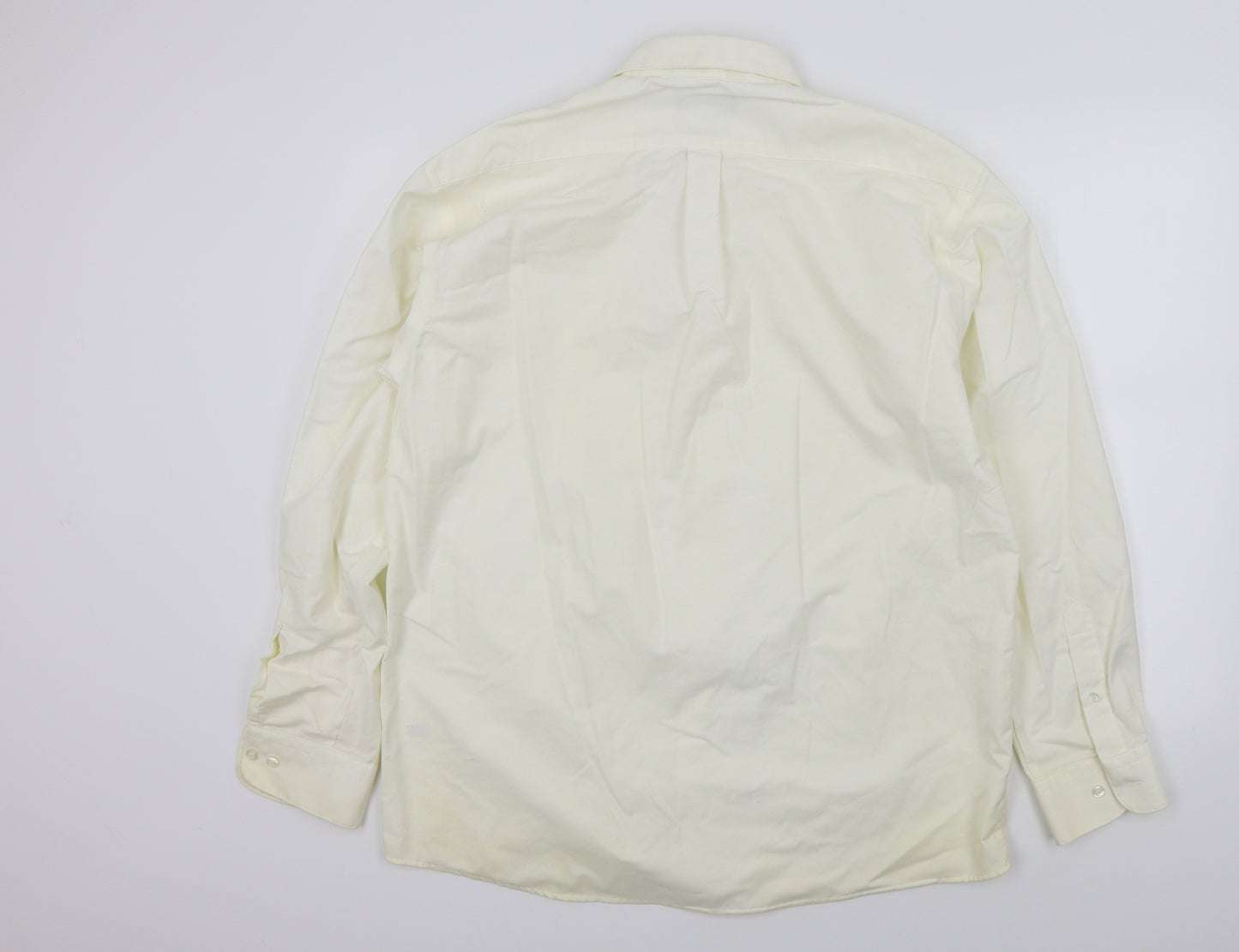 Double TWO Mens Beige    Button-Up Size L