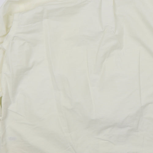 Double TWO Mens Beige    Button-Up Size L