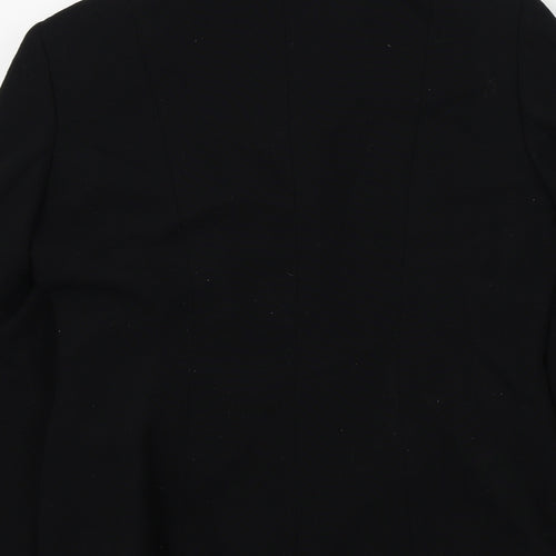 equations Womens Black Colourblock  Jacket Blazer Size 12