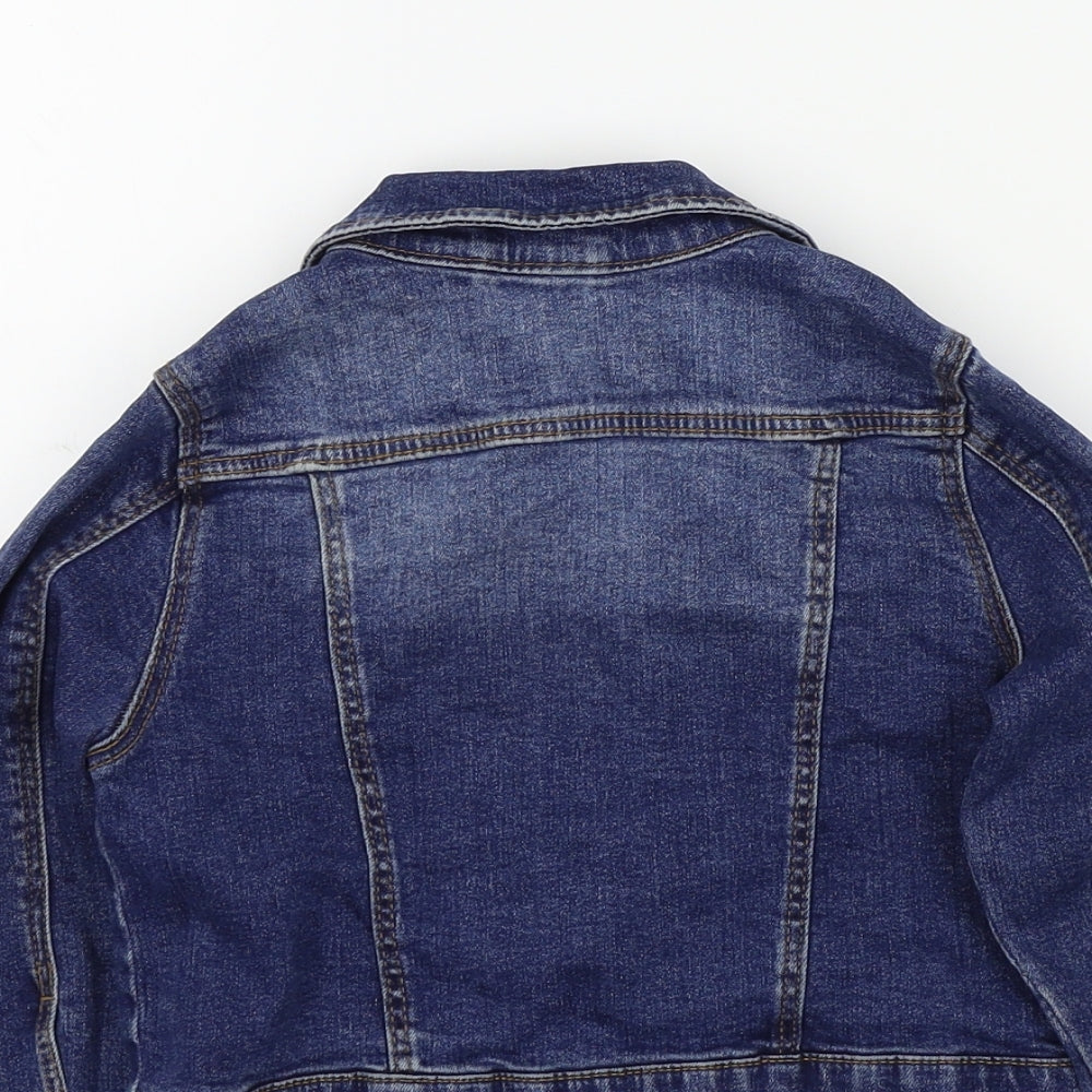 Primark Girls Blue Colourblock  Jacket  Size 3-4 Years