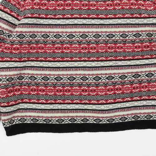 Primark Womens Multicoloured Geometric  Pullover Jumper Size 14