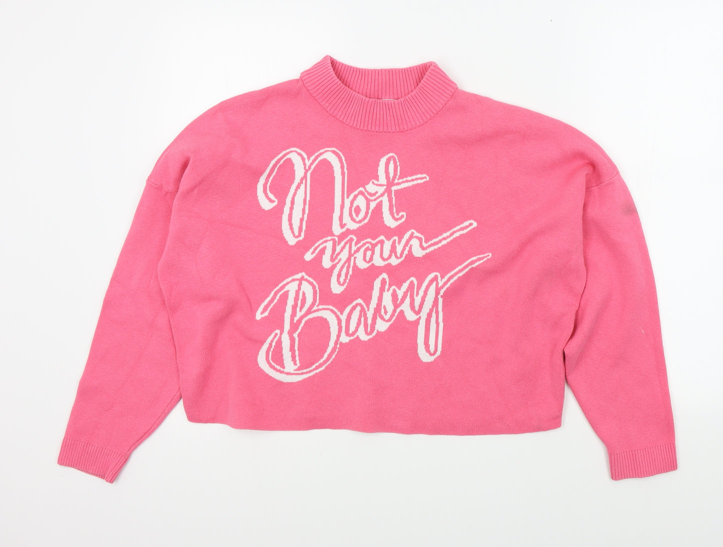 Primark Womens Pink   Pullover Jumper Size L