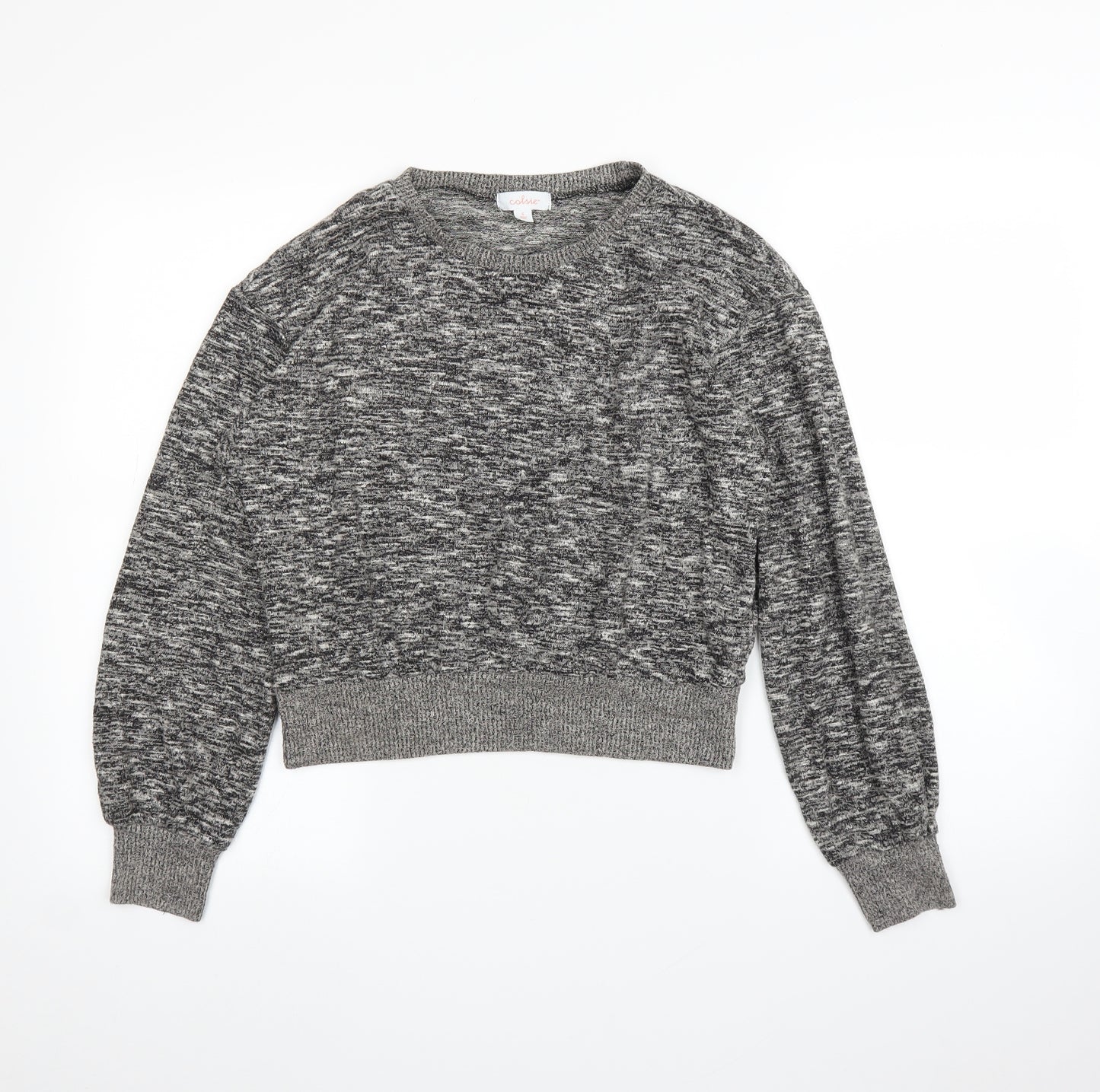 Colsie Womens Grey  Rayon Pullover Jumper Size S