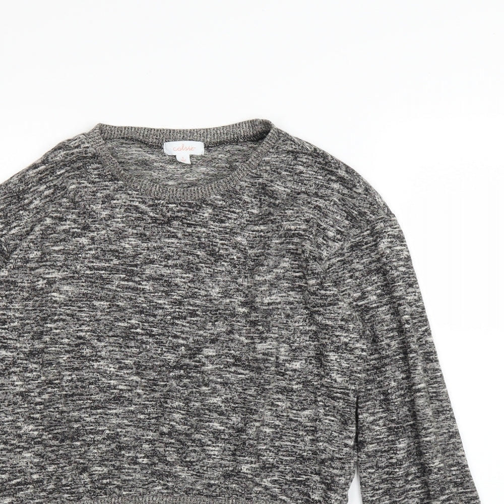 Colsie Womens Grey  Rayon Pullover Jumper Size S
