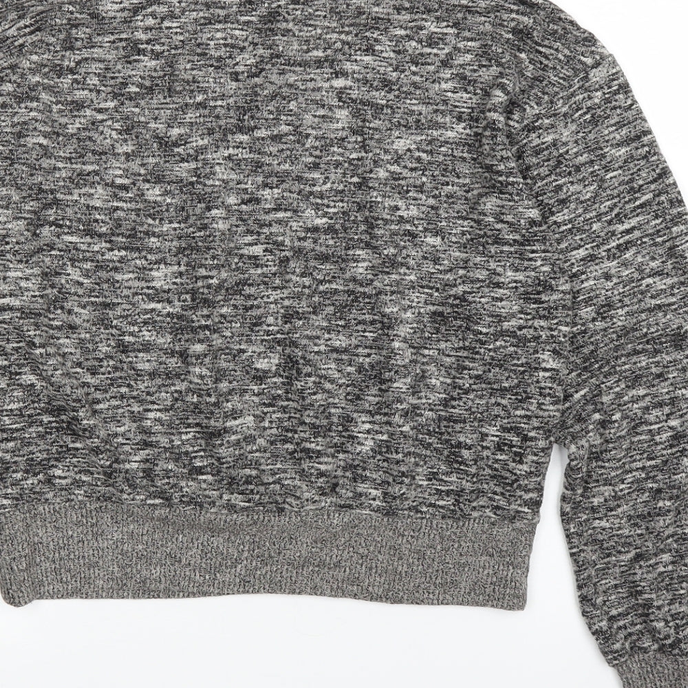 Colsie Womens Grey  Rayon Pullover Jumper Size S