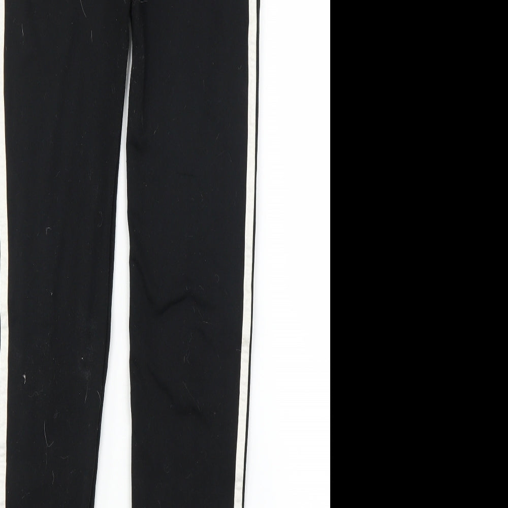 QED London Womens Black   Carrot Leggings Size M L25 in