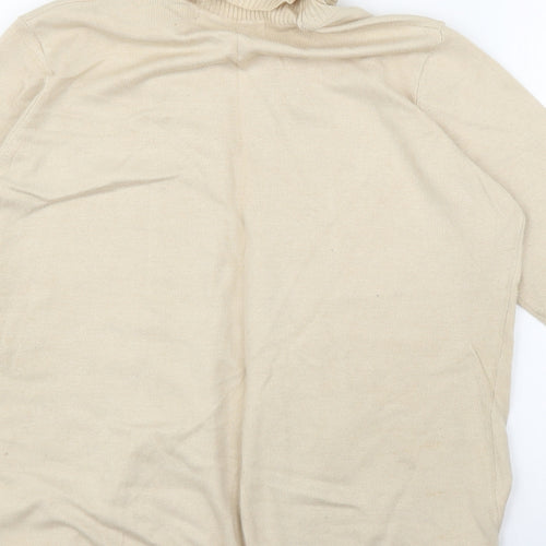 Isle Womens Beige   Cardigan Jumper Size M