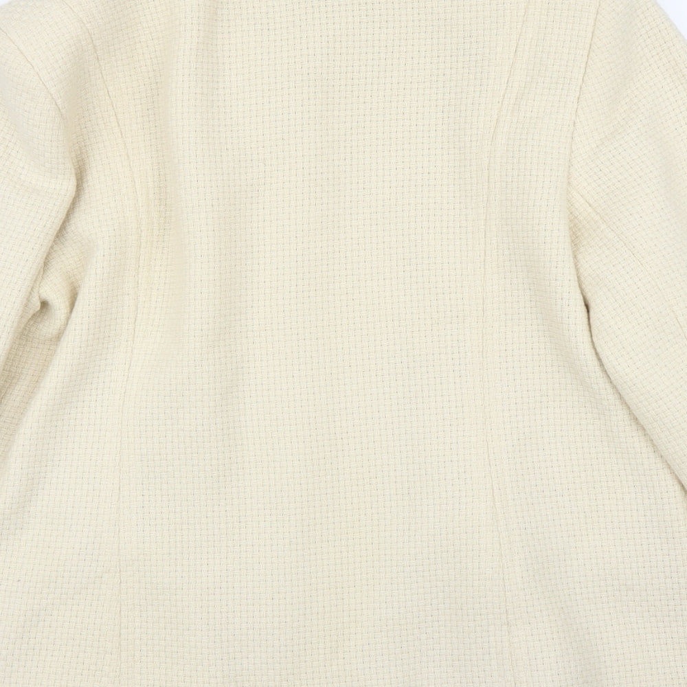Klass Womens Beige   Overcoat Coat Size 20