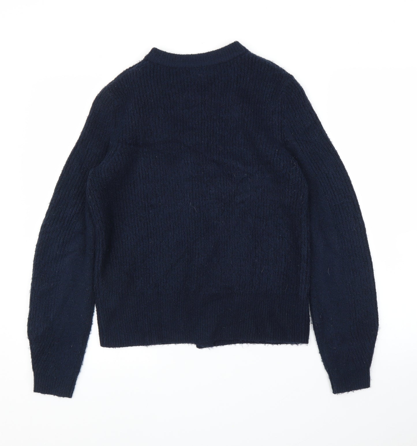 M&S Womens Blue   Cardigan Jumper Size 10