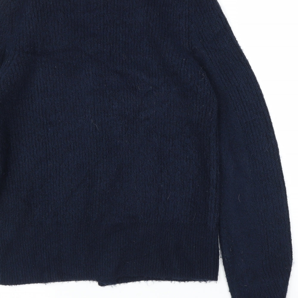 M&S Womens Blue   Cardigan Jumper Size 10