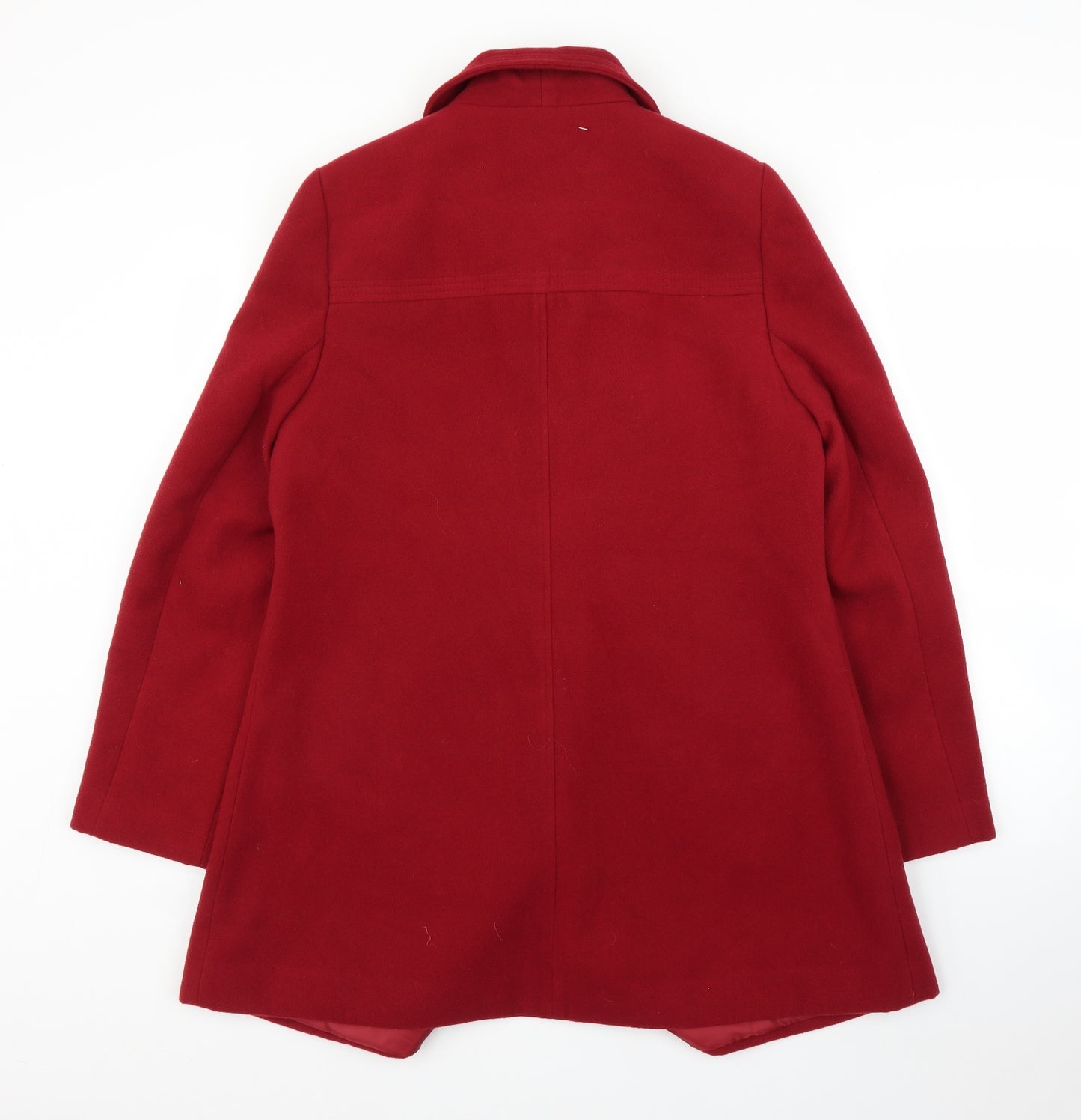 George Womens Red   Overcoat Coat Size 14