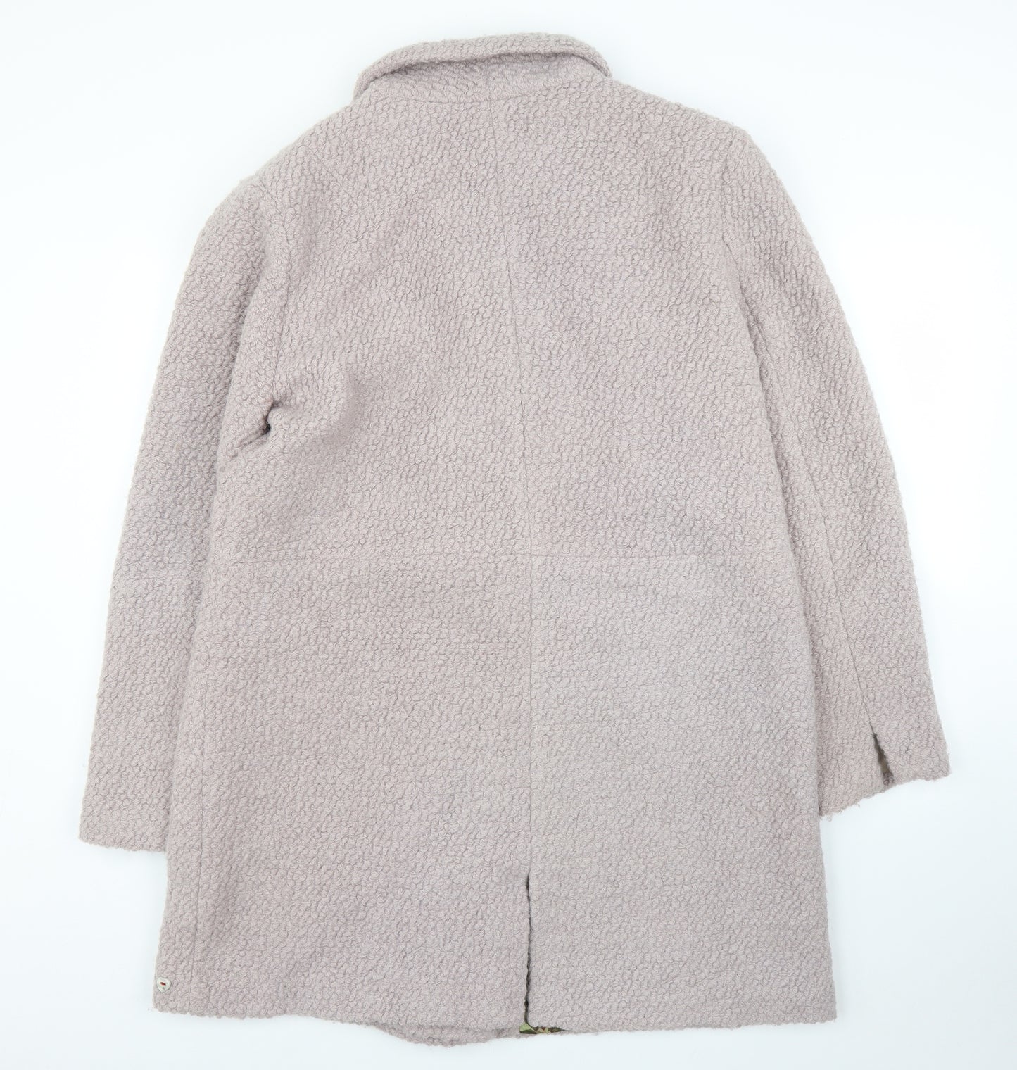 Joe Browns Womens Purple  Fleece Overcoat Coatigan Size 16