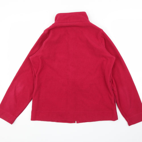 EWM Womens Pink  Fleece Full Zip Jumper Size S