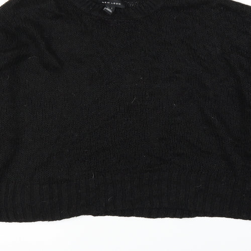New Look Womens Black   Pullover Jumper Size L