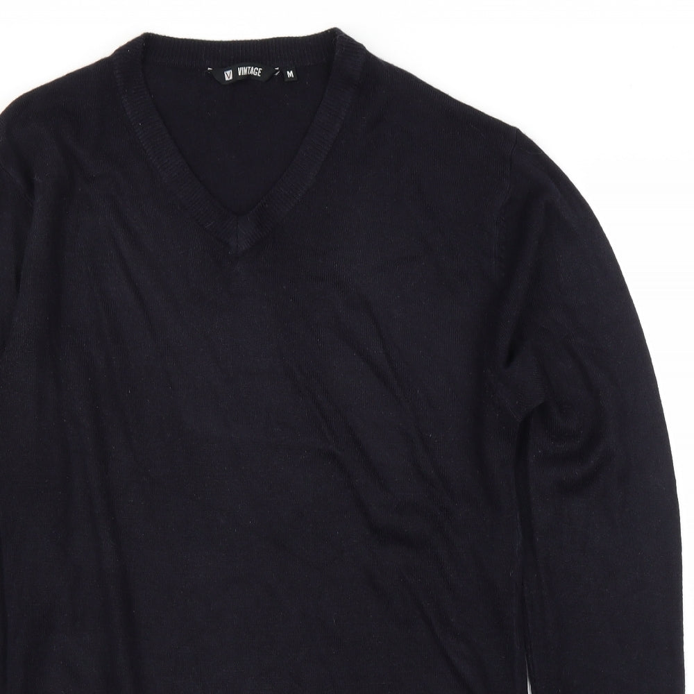 Vintage Mens Blue   Pullover Jumper Size M