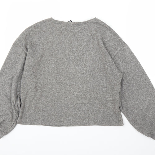 New Look Womens Grey   Pullover Jumper Size M