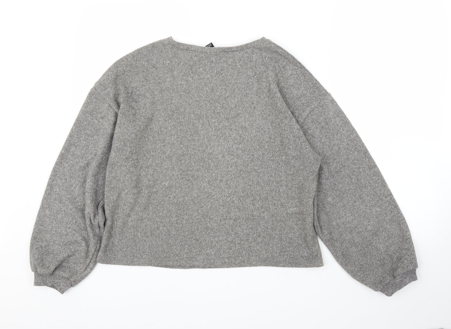 New Look Womens Grey   Pullover Jumper Size M