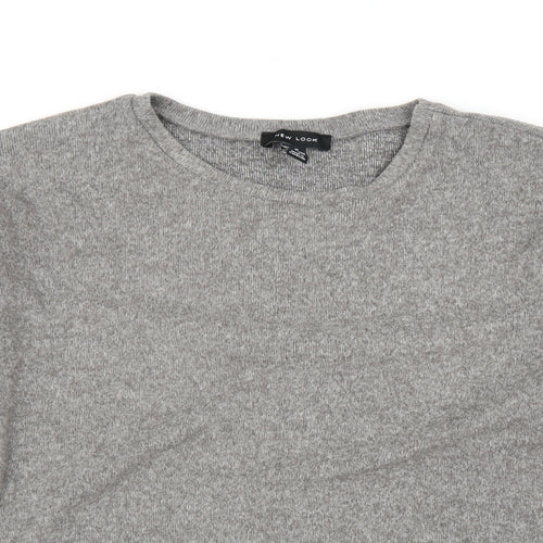 New Look Womens Grey   Pullover Jumper Size M