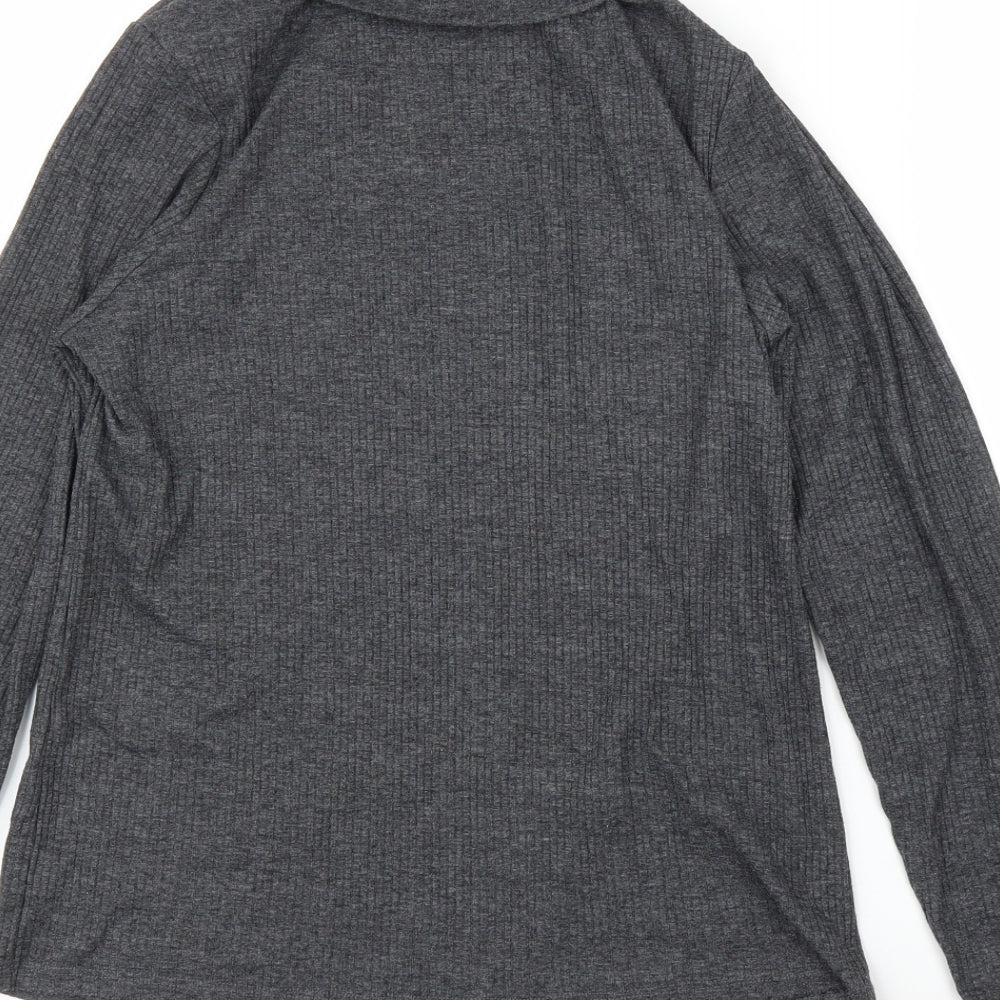M&S Womens Grey   Pullover Jumper Size 14