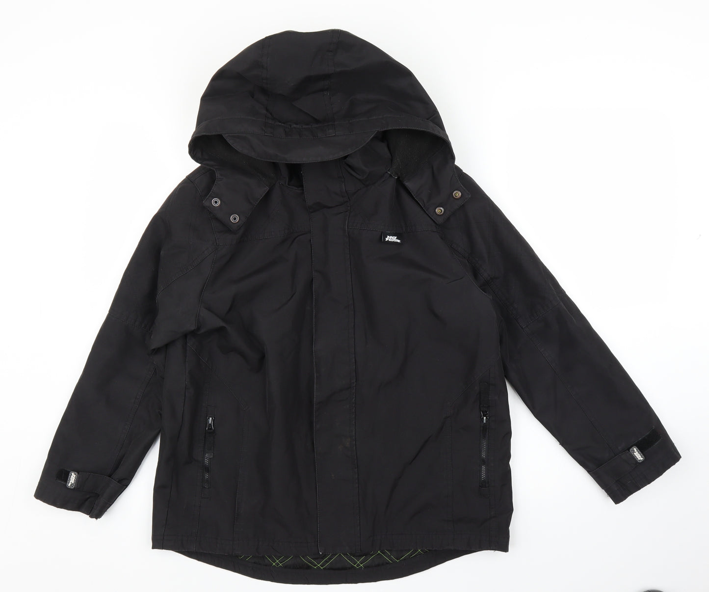 No Fear Boys Black   Windbreaker Coat Size 13 Years