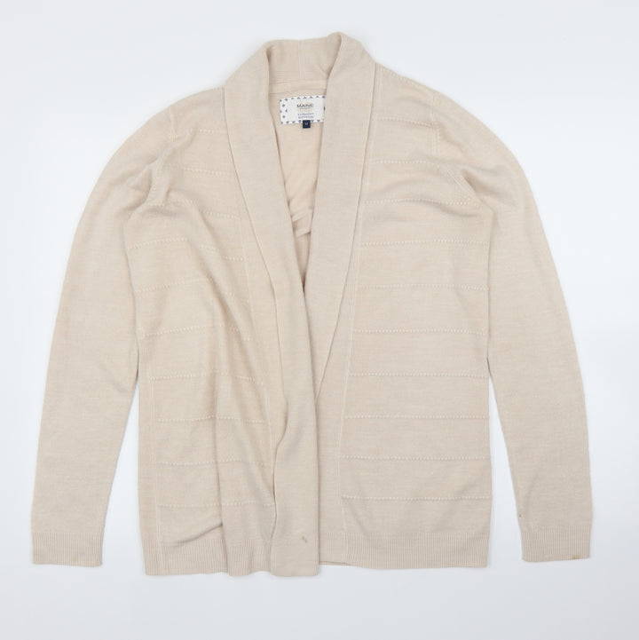 Debenhams Womens Beige Cardigan Jumper Size 12