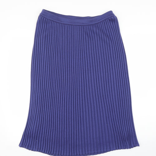 Preworn Womens Blue   A-Line Skirt Size 16