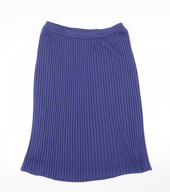 Preworn Womens Blue   A-Line Skirt Size 16